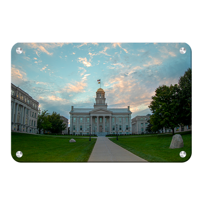 Iowa Hawkeyes - The Old Capitol - College Wall Art #Metal