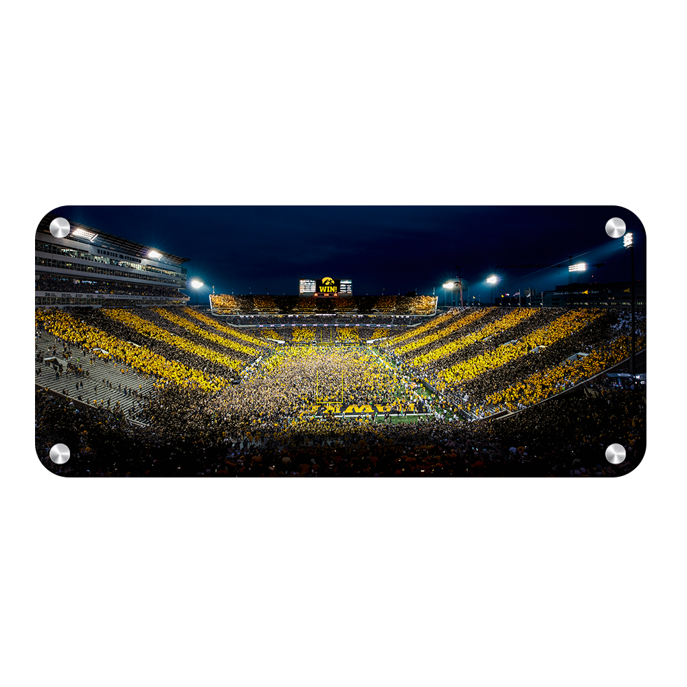 Iowa Hawkeyes - Swarmin' & Stomin' Panoramic - College Wall Art #Canvas