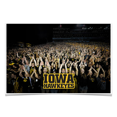 Iowa Hawkeyes- Iowa Cheer - College Wall Art #Poster