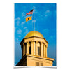 Iowa Hawkeyes - The Gold Dome - College Wall Art #Poster