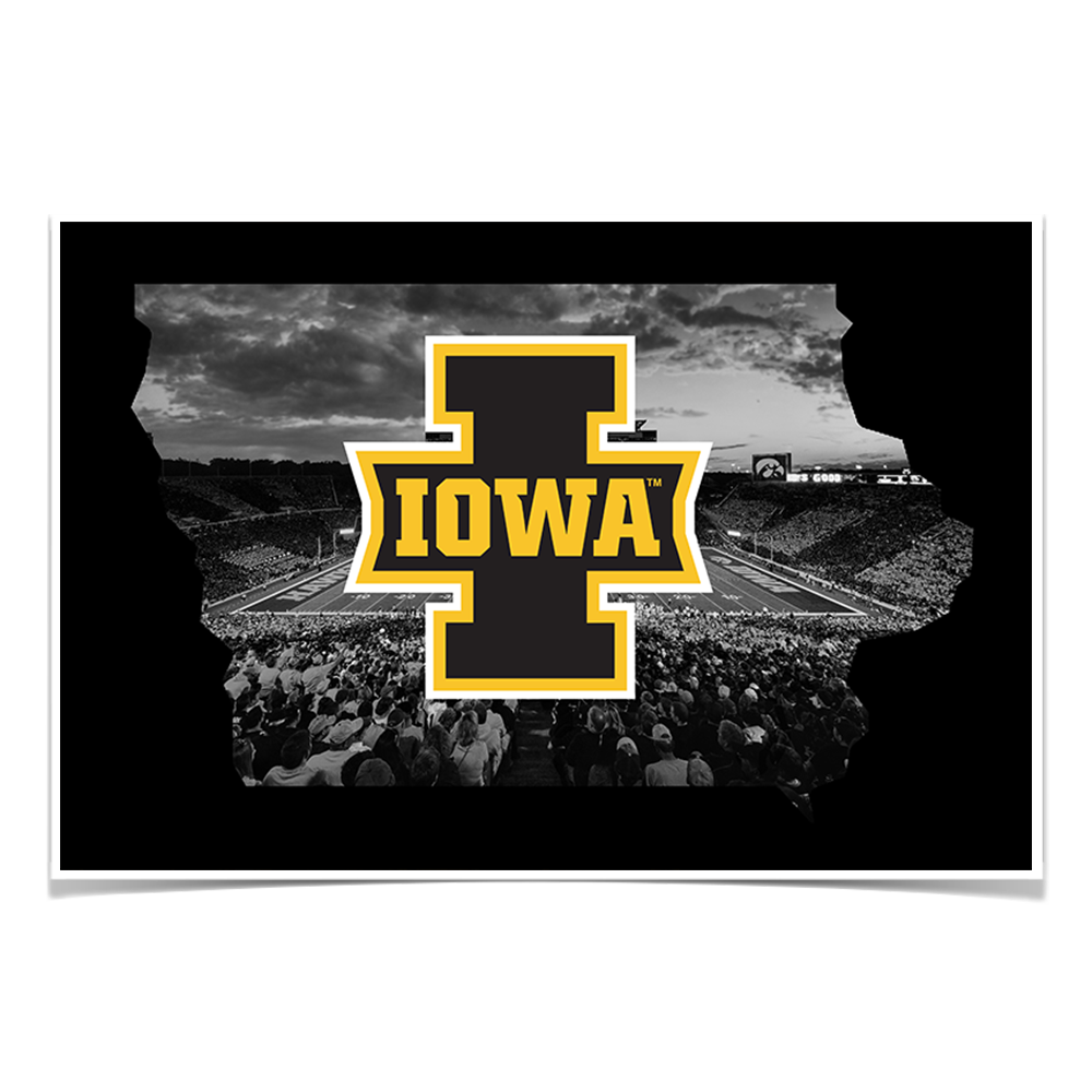 Iowa Hawkeyes - Iowa - College Wall Art #Canvas
