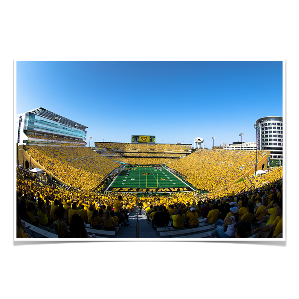 Iowa Hawkeyes - Gold Game - College Wall Art #Canvas
