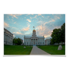 Iowa Hawkeyes - The Old Capitol - College Wall Art #Poster