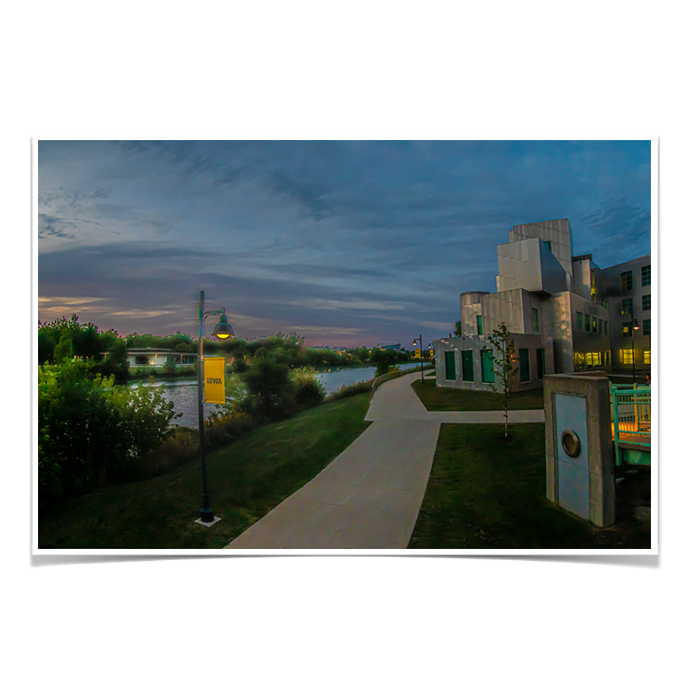 Iowa Hawkeyes - River Walk - College Wall Art #Canvas