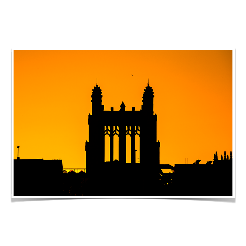 Iowa Hawkeyes - Iowa Sunset - College Wall Art #Canvas