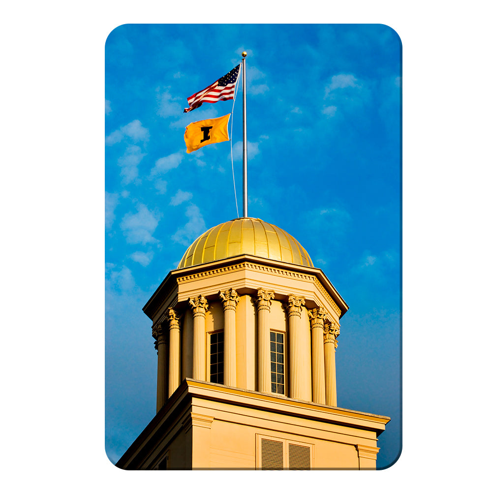 Iowa Hawkeyes - The Gold Dome - College Wall Art #Canvas