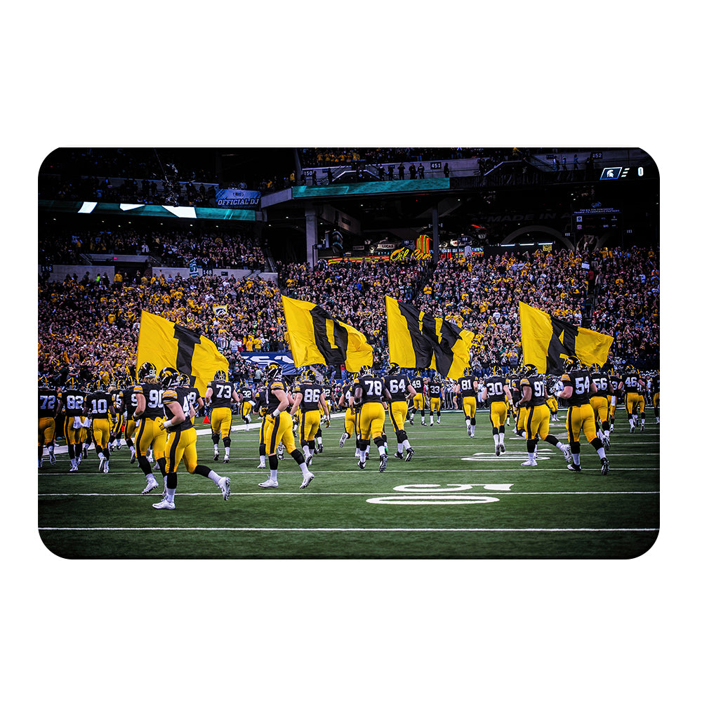Iowa Hawkeyes - Iowa on the Field - College Wall Art #Canvas