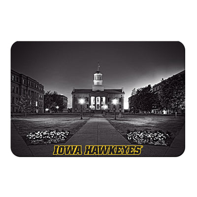 Iowa Hawkeyes - B&W Iowa Hawkeyes - College Wall Art #PVC