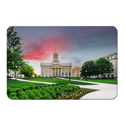 Iowa Hawkeyes - Campus Sunset Painting - College Wall Art #PVC