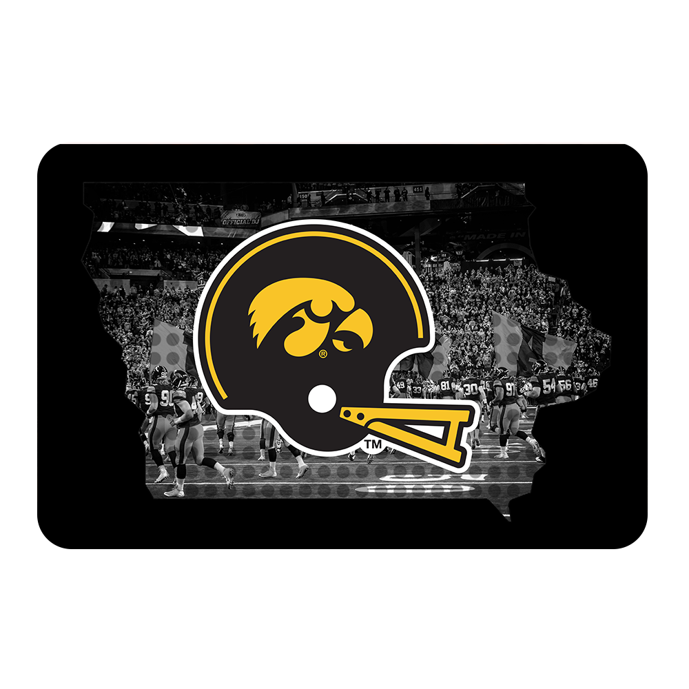 Iowa Hawkeyes - Iowa's Football State - College Wall Art #Canvas