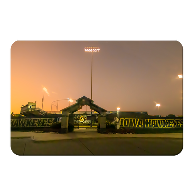 Iowa Hawkeyes - Duane Banks Field Sunset - College Wall Art #PVC