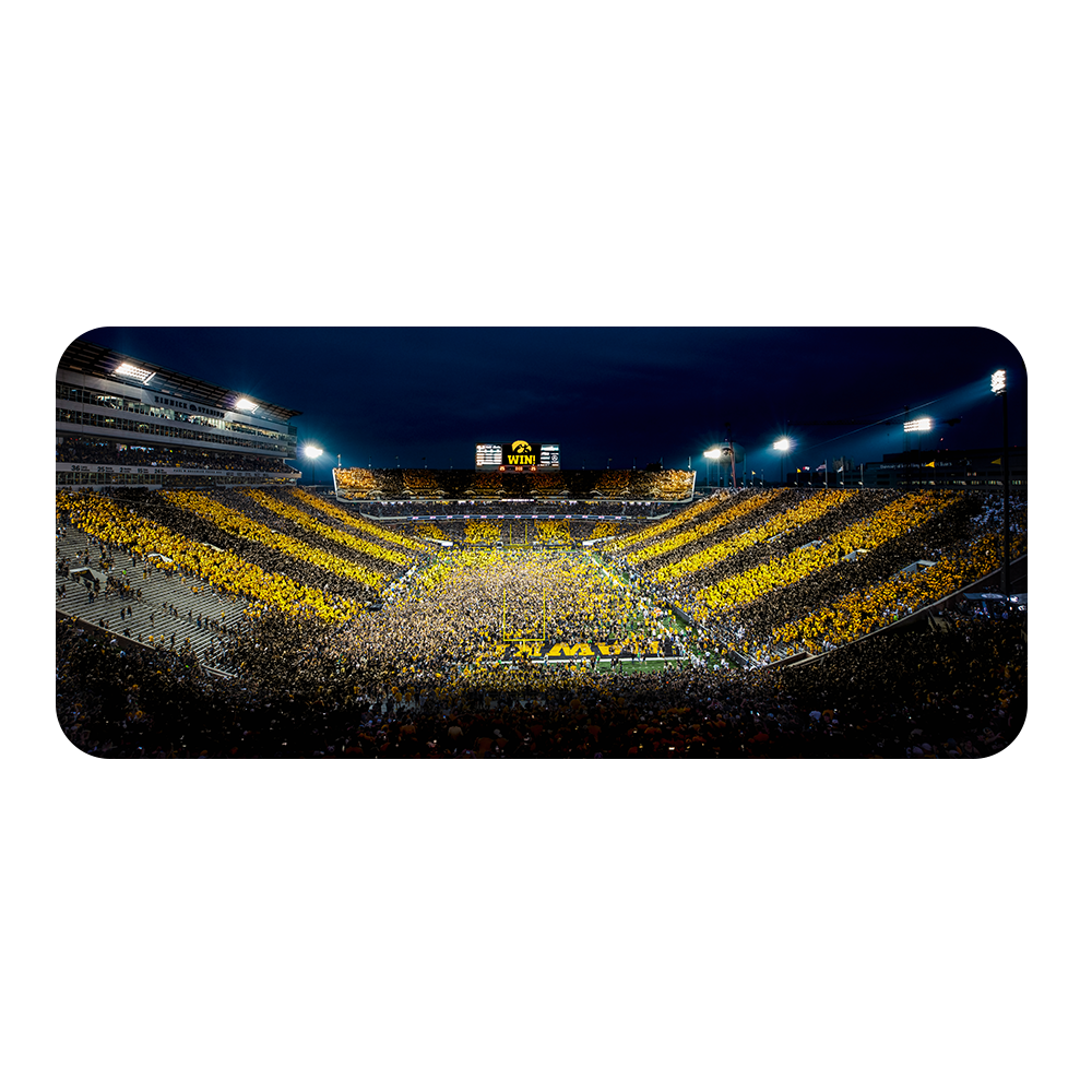 Iowa Hawkeyes - Swarmin' & Stomin' Panoramic - College Wall Art #Canvas