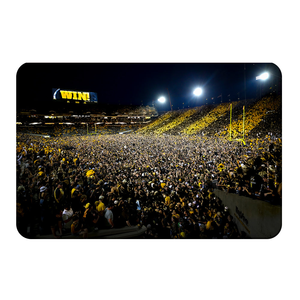 Iowa Hawkeyes - Swarmin' & Stomin' Kinnick Field - College Wall Art #Canvas