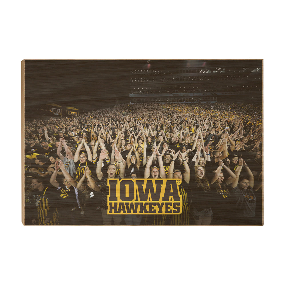 Iowa Hawkeyes- Iowa Cheer - College Wall Art #Canvas