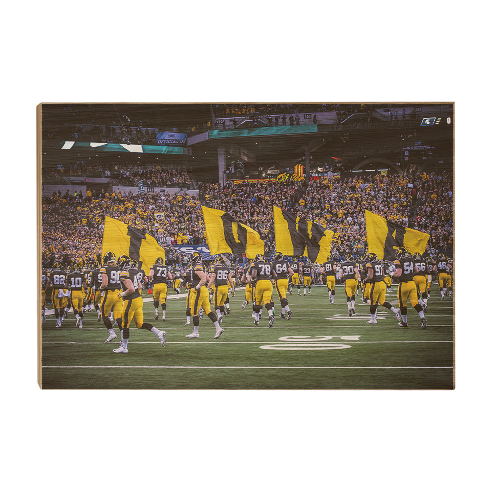 Iowa Hawkeyes - Iowa on the Field - College Wall Art #Canvas
