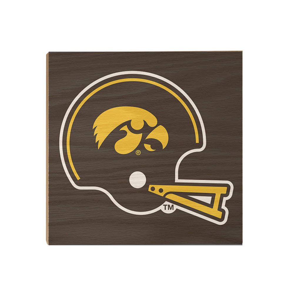 Iowa Hawkeyes - Iowa Helmet - College Wall Art #Canvas