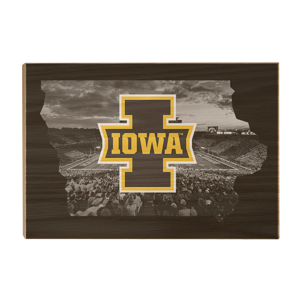 Iowa Hawkeyes - Iowa - College Wall Art #Canvas