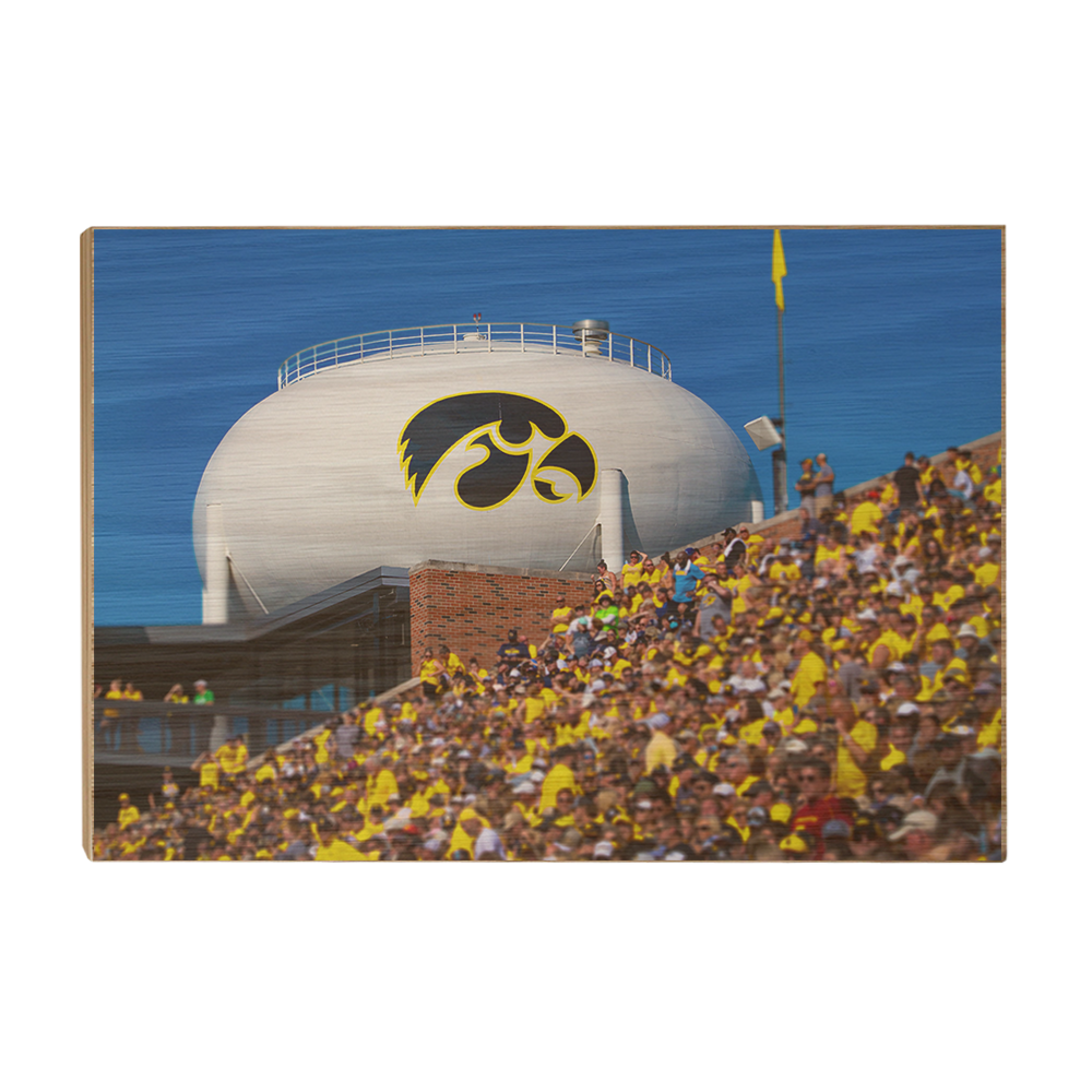 Iowa Hawkeyes - Hawkeye Water Tower - College Wall Art #Canvas