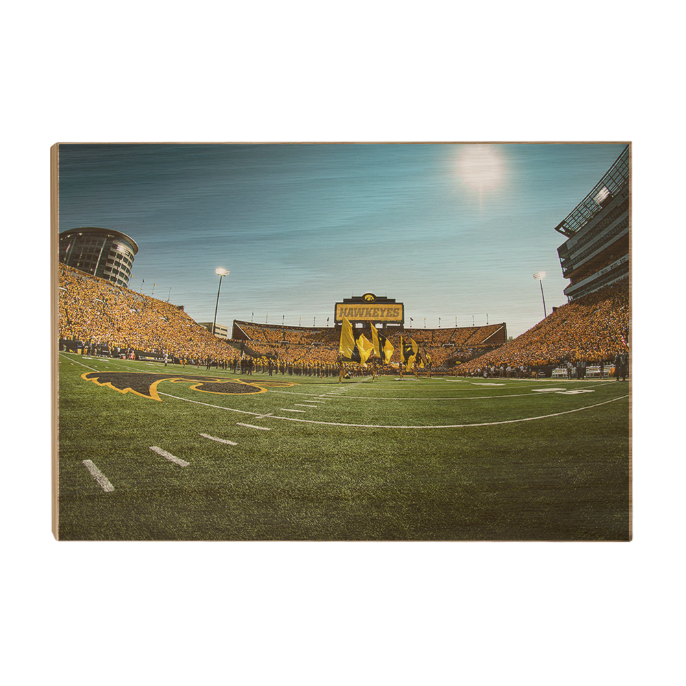 Iowa Hawkeyes - Hawkeyes Gold Game - College Wall Art #Canvas