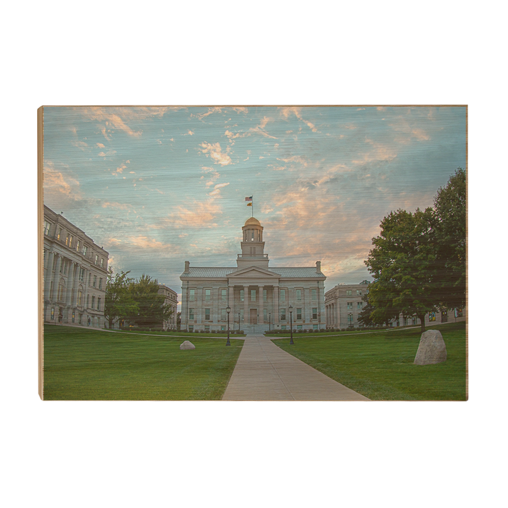 Iowa Hawkeyes - The Old Capitol - College Wall Art #Canvas