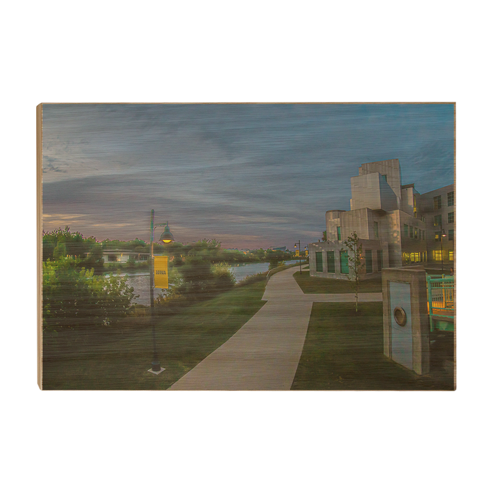 Iowa Hawkeyes - River Walk - College Wall Art #Canvas