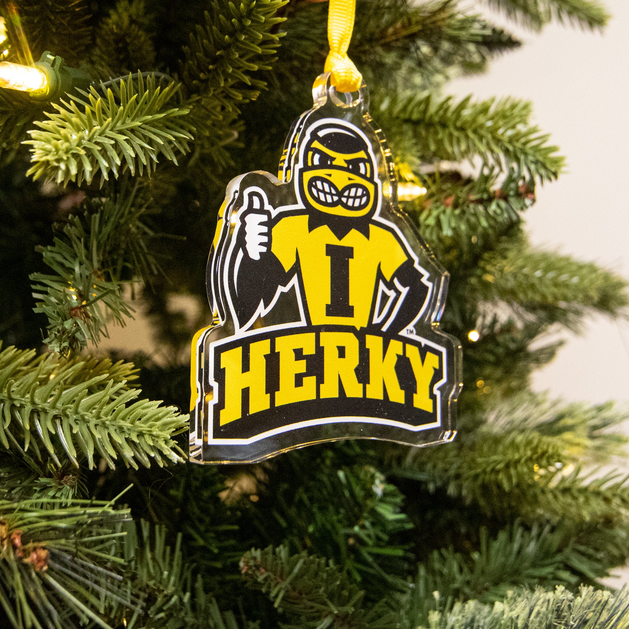 Iowa Hawkeyes - Herky Dimensional Ornament & Bag Tag