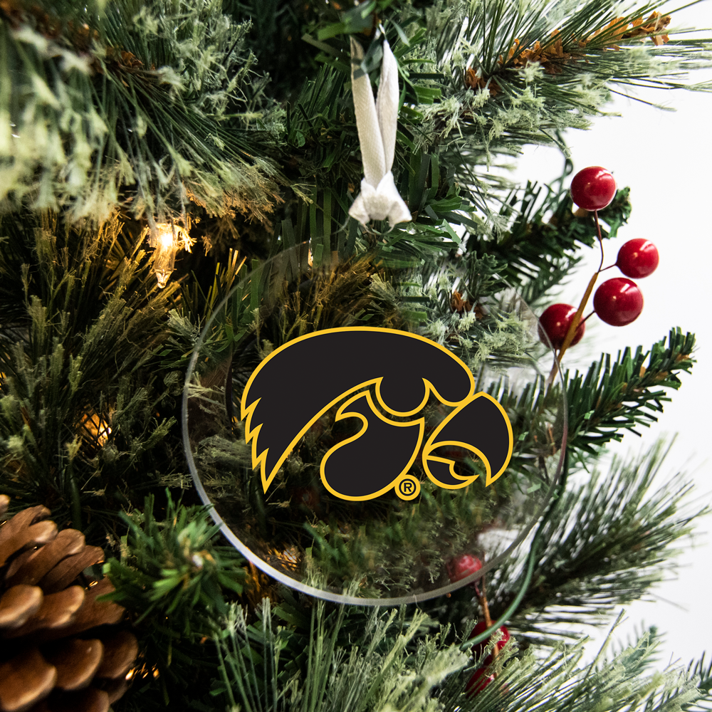 Iowa Hawkeyes - Tigerhawk Bag Ornament & Bag Tag