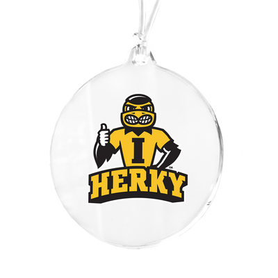 Iowa Hawkeyes - Herky Ornament & Bag Tag