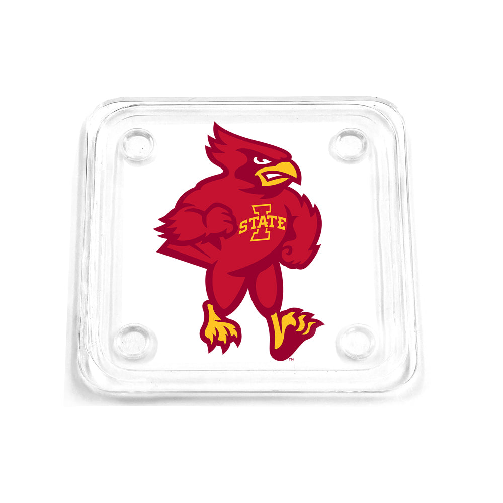 Iowa State Cyclones - Cy Logo Drink Coaster