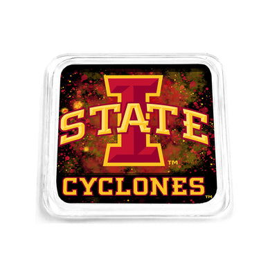 Iowa State Cyclones - Iowa State Cyclones Paint Drink Coaster
