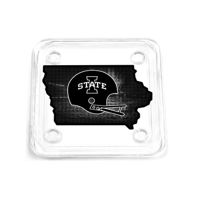 Iowa State Cyclones - Iowa State B&W Drink Coaster