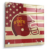 Iowa State Cyclones - Iowa State Stars and Stripes Helmet - College Wall Art #Acrylic
