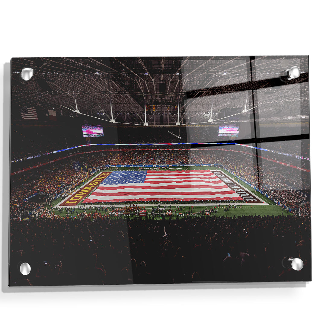 Iowa State Cyclones - Our National Flag - College Wall Art #Canvas