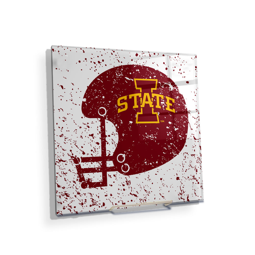 Iowa State Cyclones - Iowa state Helmet Art - College Wall Art #Canvas