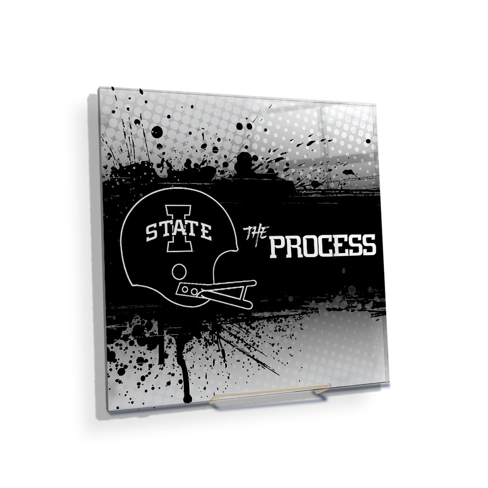 Iowa State Cyclones - Iowa State Black Helmet - College Wall Art #Canvas