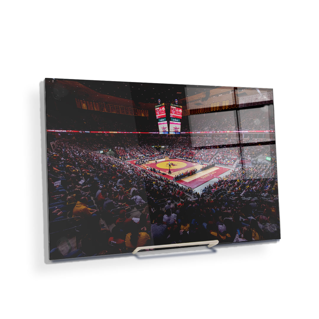Iowa State Cyclones - Cyclone Wrestling - College Wall Art #Canvas