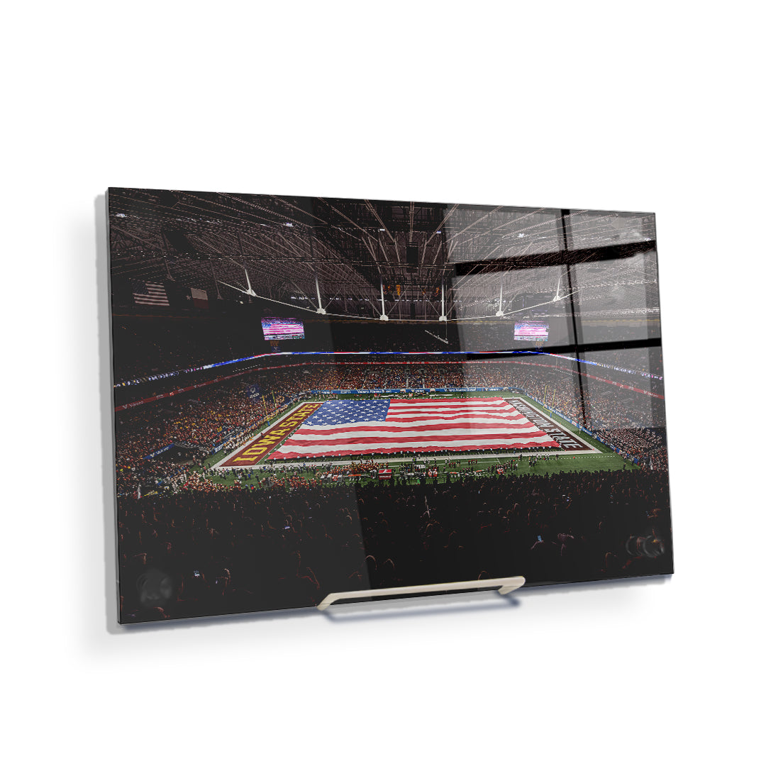 Iowa State Cyclones - Our National Flag - College Wall Art #Canvas