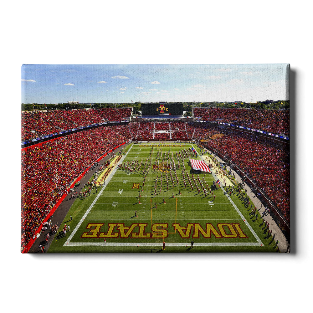 Iowa State Cyclones - Jack Trice Stadium End Zone - College Wall Art #Canvas
