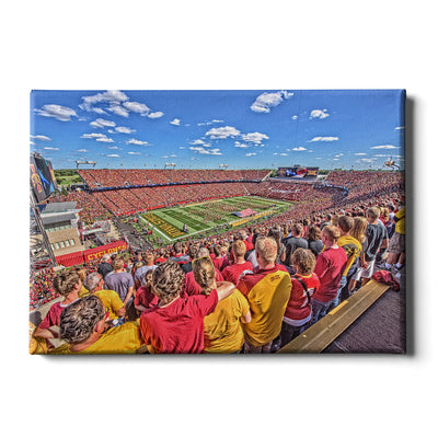 Iowa State Cyclones - Jack Trice Stadium National Anthem - College Wall Art #Canvas
