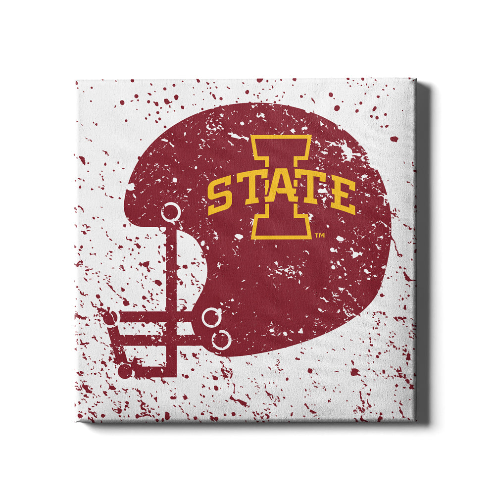 Iowa State | Cyclones | Iowa State Stars and Stripes Helmet | Canvas Wall Art | Metal Wall Art | Acrylic Wall Art | Wall Art top