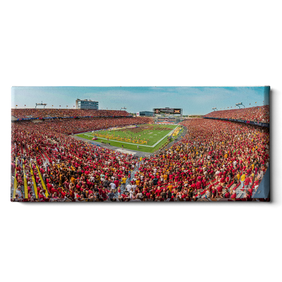 Iowa State Cyclones - Cyclones National Anthem Panoramic - College Wall Art #Canvas