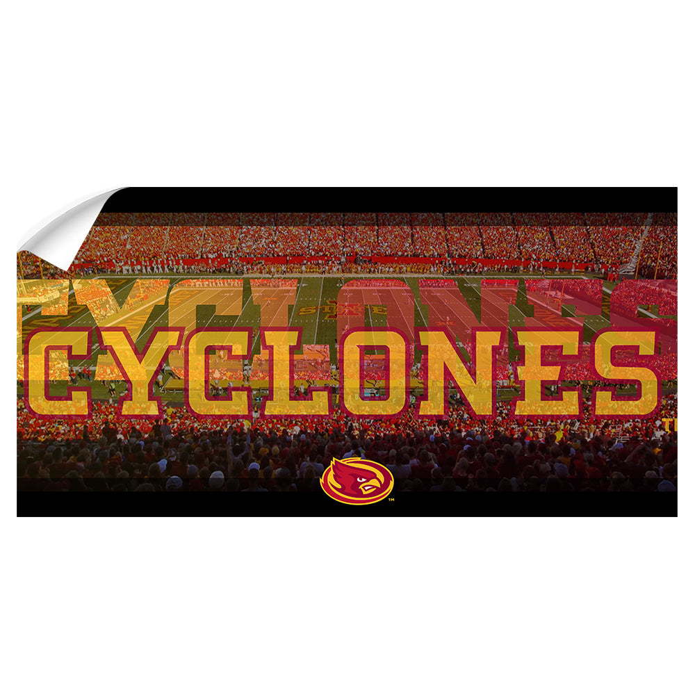 Iowa State Cyclones - Cyclones Stadium Pano - College Wall Art #Canvas
