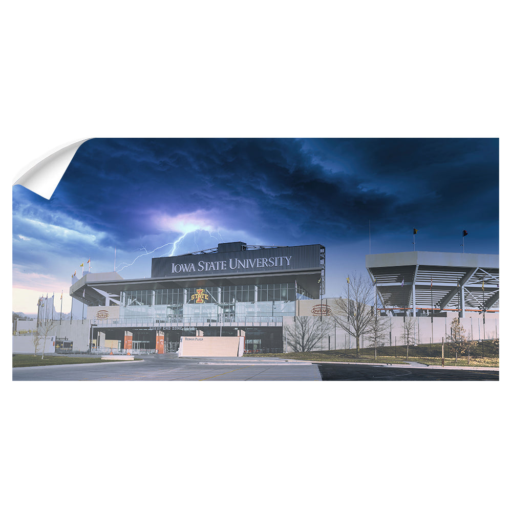 Iowa State Cyclones - Stormy Jack Trice Pano - College Wall Art #Canvas