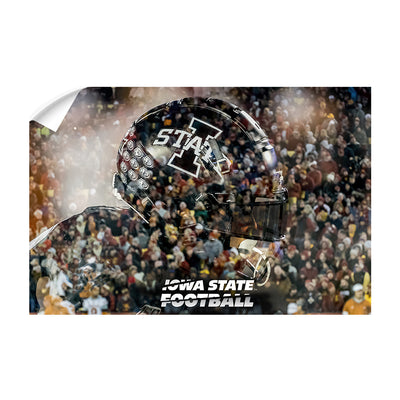 Iowa State Cyclones - Iowa State Football Double Exposure - College Wall Art #Wall Decal