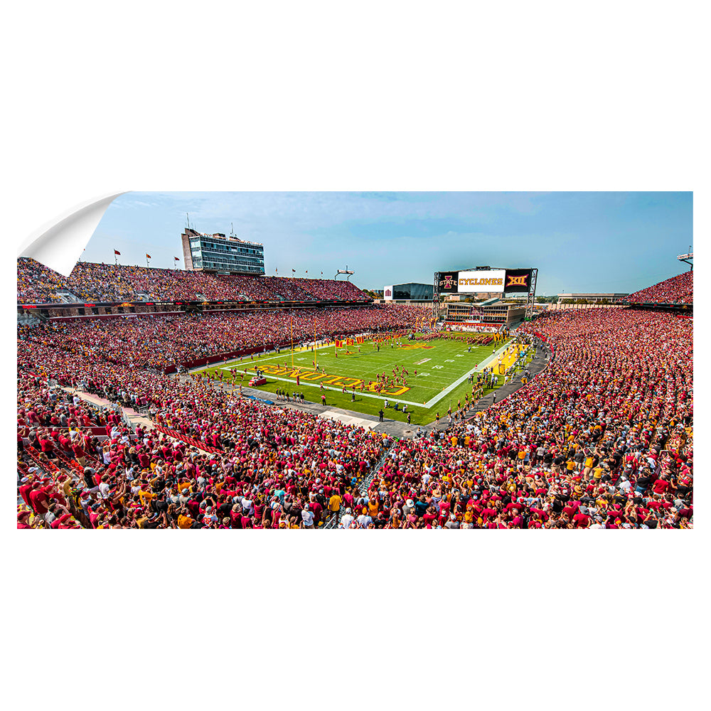 Iowa State Cyclones - Enter Cyclones Panoramic - College Wall Art #Canvas