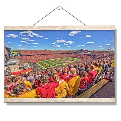 Iowa State Cyclones - Jack Trice Stadium National Anthem - College Wall Art #Hanging Canvas
