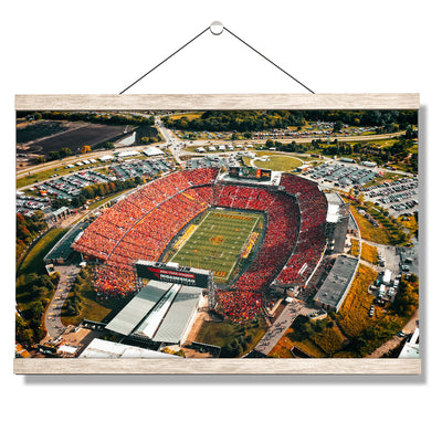 Iowa State Cyclones - Jack Trice Stadium Aerial - College Wall Art #Hanging Canvas