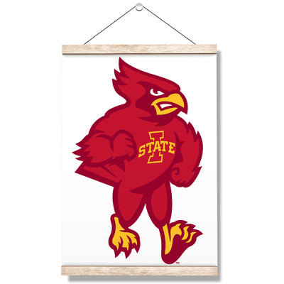 Iowa State Cyclones - Cy Logo - College Wall Art #Hanging Canvas