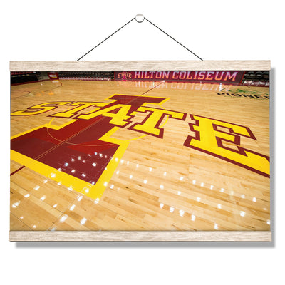 Iowa State Cyclones - Iowa State Mid Court - College Wall Art #Hanging Canvas