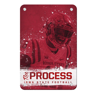 Iowa State Cyclones - The Process - College Wall Art #Metal